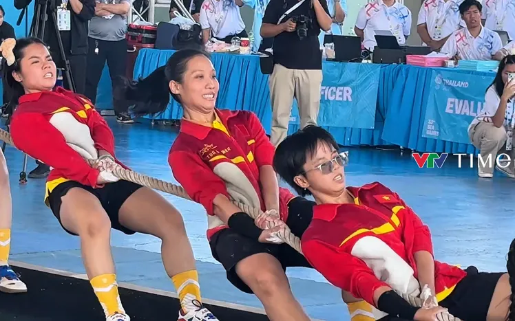 Kéo co Việt Nam gây ấn tượng trong lần đầu tham dự SEA Games