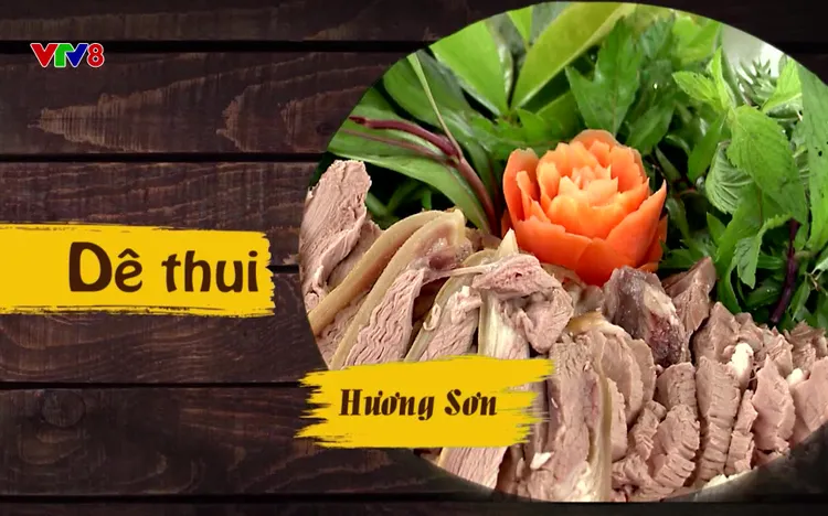 Ẩm thực độc đáo: Dê thui Hương Sơn 🐐🥢 