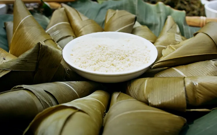 Ẩm thực độc đáo: Bánh sừng trâu của đồng bào Cơ Tu
