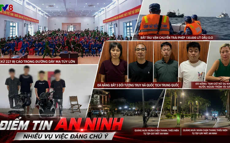 Điểm tin an ninh 17/08/2026: Xét xử 227 bị cáo, bắt giữ nhiều đối tượng truy nã