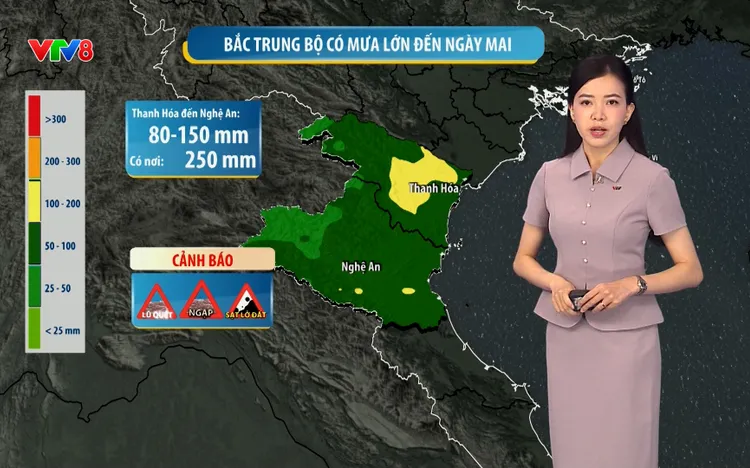 Dự báo thời tiết 16/9: Cảnh báo mưa lớn, nguy cơ lũ quét và sạt lở tại Bắc Trung Bộ 