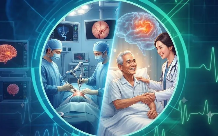 Phẫu thuật não thức tỉnh: Kỳ tích phẫu thuật đột quỵ cho bệnh nhân 90 tuổi 