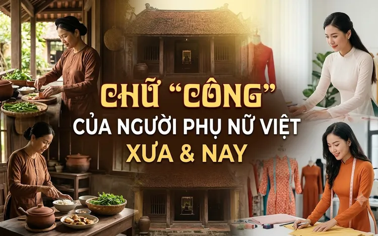 Chữ "Công" với người phụ nữ trong văn hóa Việt