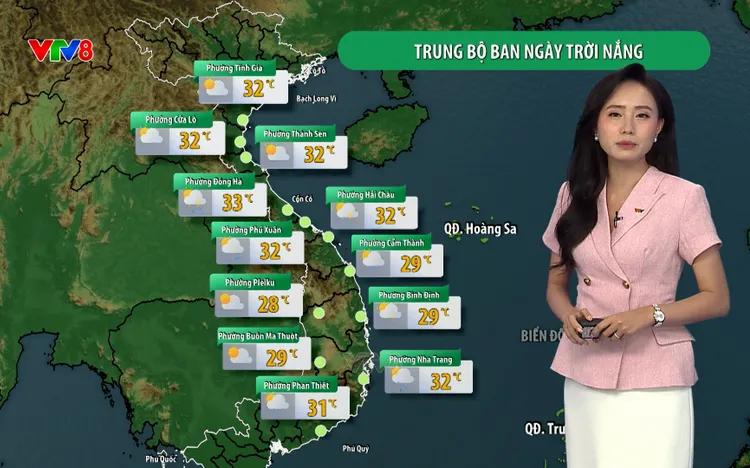 Bản tin Thời tiết Du lịch từ 21/10: Miền Trung nắng ráo, Lâm Đồng se lạnh, TP. Hồ Chí Minh lưu ý mưa dông