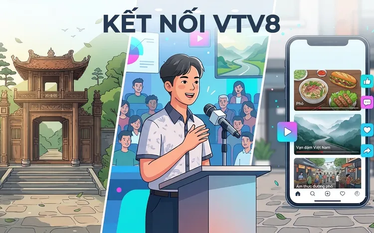 Kết nối VTV8 tuần 26/10: Sống lại ký ức, chạm đến tương lai: Khi di sản và ẩm thực Việt Nam bước ra ánh sáng số! ✨