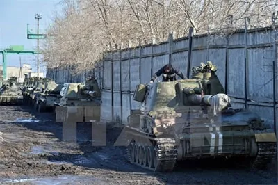 Ukraine hoàn tất việc rút vũ khí hạng nhẹ ra khỏi khu vực giới tuyến
