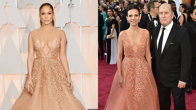 Jennifer Lopez bị “đụng hàng” tại Oscar 2015