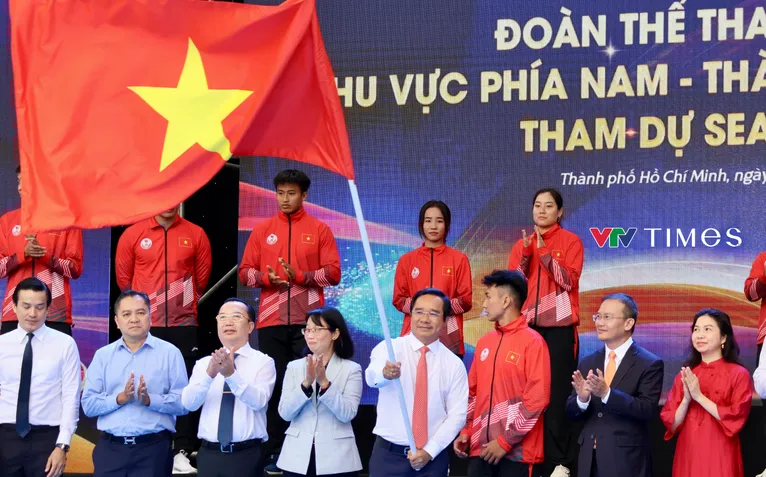 Lễ xuất quân Đoàn Thể thao Việt Nam khu vực phía Nam: Quyết tâm vươn tới đỉnh cao Đông Nam Á