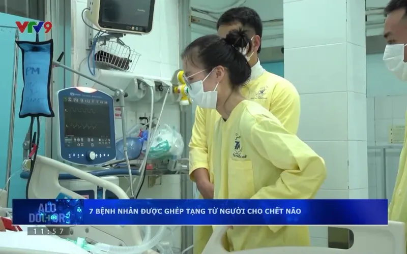 7 bệnh nhân được ghép tạng từ người cho chết não