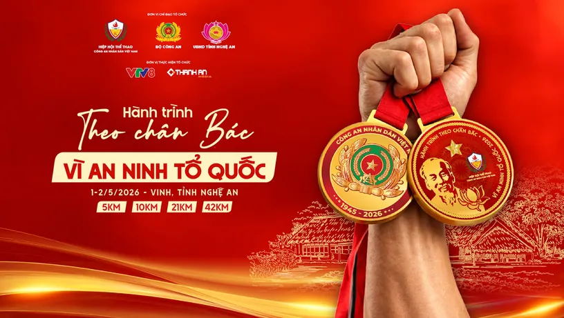 Giải chạy: Hành trình theo chân Bác - Vì an ninh Tổ quốc năm 2026