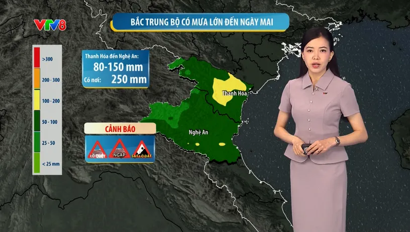 Dự báo thời tiết 16/9: Cảnh báo mưa lớn, nguy cơ lũ quét và sạt lở tại Bắc Trung Bộ 