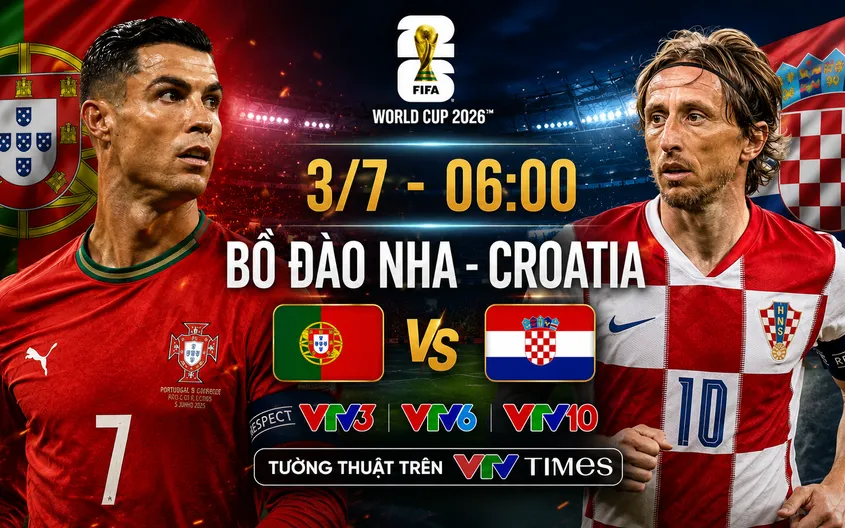 TRỰC TIẾP FIFA World Cup 2026™| Bồ Đào Nha - Croatia: Điệu nhảy cuối