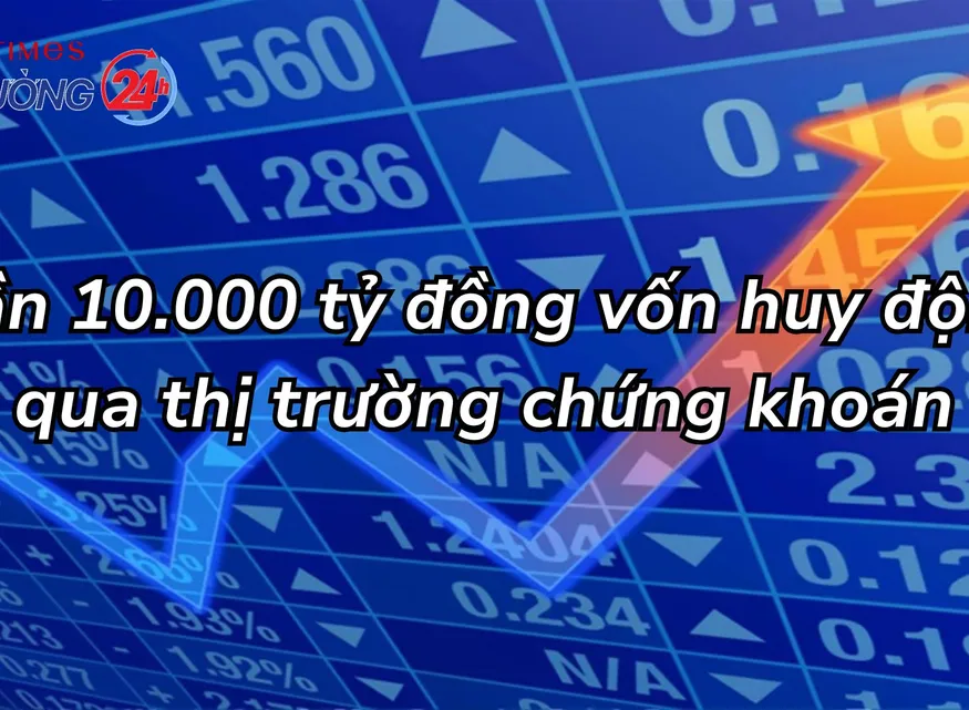 Gần 10.000 tỷ đồng vốn huy động qua thị trường chứng khoán