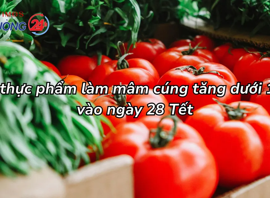 Giá thực phẩm làm mâm cúng tăng dưới 10% vào ngày 28 Tết