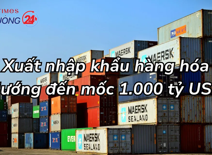 Xuất nhập khẩu hàng hóa: Hướng đến mốc 1.000 tỷ USD