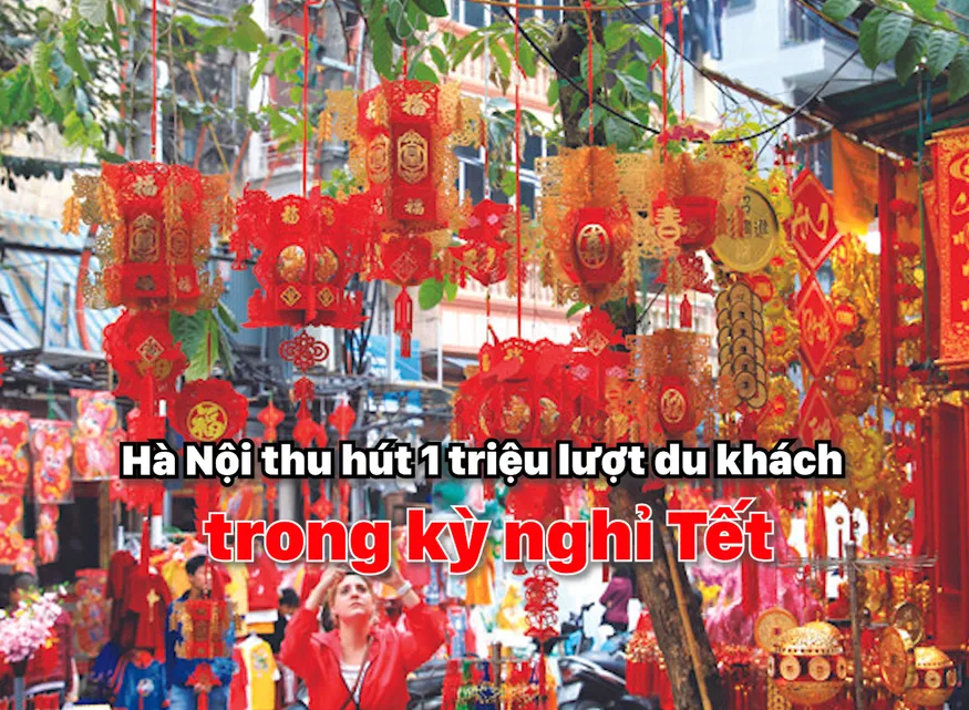 Hà Nội thu hút 1 triệu lượt du khách trong kỳ nghỉ Tết