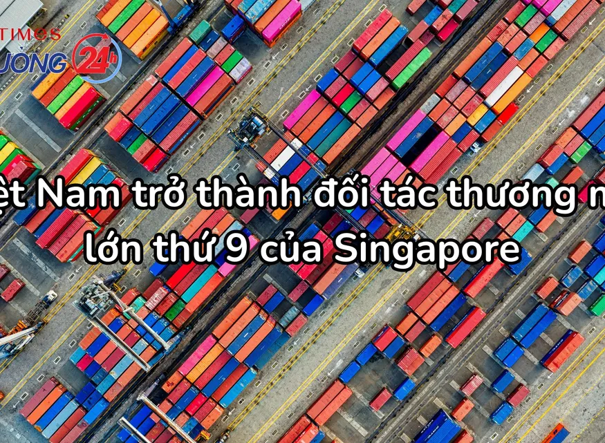 Việt Nam trở thành đối tác thương mại lớn thứ 9 của Singapore