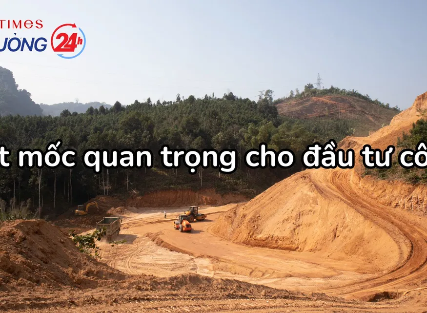 Cột mốc quan trọng cho đầu tư công