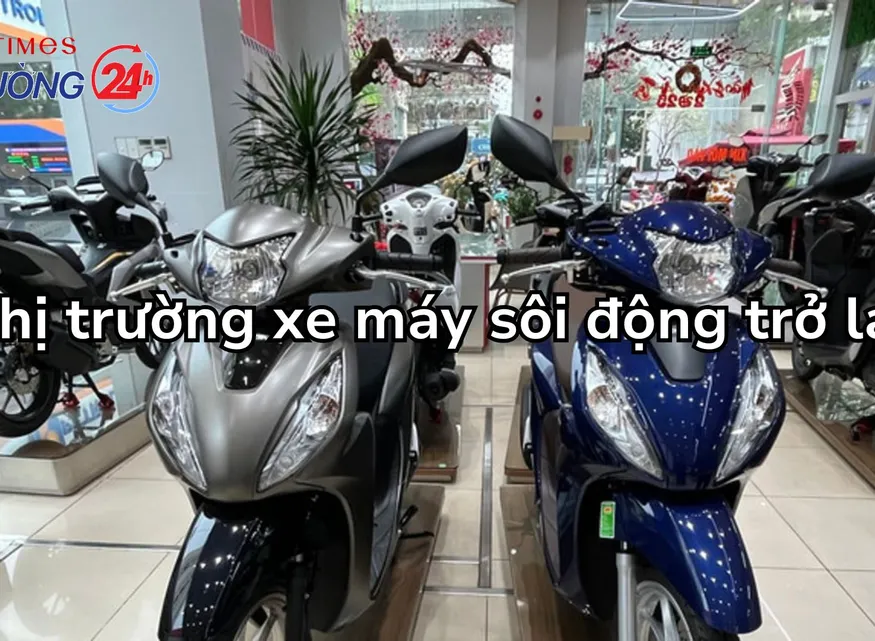Thị trường xe máy sôi động trở lại