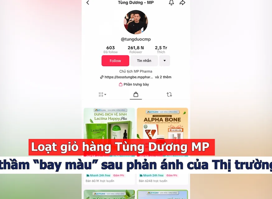 Loạt giỏ hàng Tùng Dương MP âm thầm “bay màu” sau phản ánh của Thị trường 24h