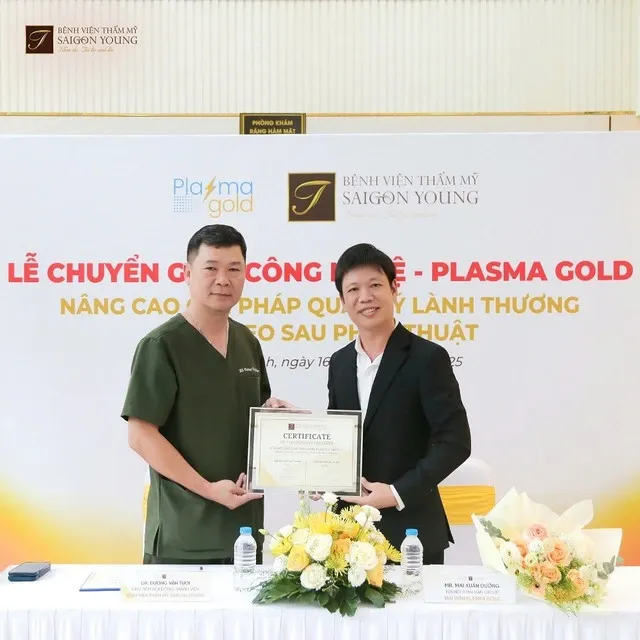 Bệnh viện thẩm mỹ SaiGon Young đưa ứng dụng công nghệ Plasma Gold hiện đại hàng đầu vào phẫu thuật thẩm mỹ