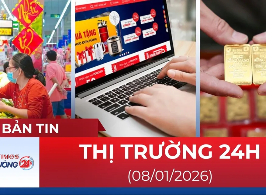 Bản tin Thị trường 24h ngày 08/01/2026