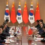 Lãnh đạo Hàn Quốc, Trung Quốc, Nhật Bản gặp song phương trước thềm hội nghị ba bên