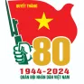 Công bố mẫu Biểu trưng Kỷ niệm 80 năm Ngày thành lập Quân đội nhân dân Việt Nam