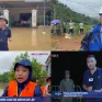 Tinh thần dấn thân, lăn xả của đội ngũ làm báo VTV trong bão lũ