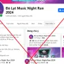 Giả mạo giải chạy “Đà Lạt Music Night Run” lừa đảo chiếm đoạt tài sản