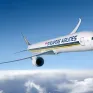 Máy bay Singapore Airlines chở 266 người bị nứt kính chắn gió