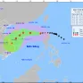 Bão số 7 giật cấp 17 di chuyển theo hướng Tây Tây Nam