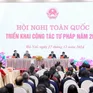 Ngành tư pháp là nòng cốt trong xây dựng thể chế