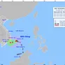 Bão số 10 di chuyển theo hướng Tây Tây Nam, tốc độ khoảng 5km/h
