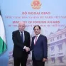 Phó Thủ tướng Bùi Thanh Sơn tiếp Đặc phái viên của Tổng thống Palestine