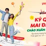 Chào mừng xuân mới Ất Tỵ 2025, Vietjet mở dịch vụ vận chuyển mai, đào Tết