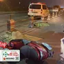 Hai xe máy va chạm trên cầu Thanh Trì (Hà Nội), hai người tử vong