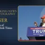 Bức ảnh chụp khoảnh khắc viên đạn sượt qua đầu ông Trump thắng giải Pulitzer danh tiếng