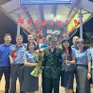 Cựu chiến binh lái xe máy từ Nghệ An vào TP Hồ Chí Minh xem diễu binh trở về với gia đình