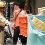 CSGT Hà Nội xử lý nghiêm shipper che biển số để né phạt nguội