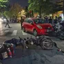 Công an làm việc với tài xế ô tô tông hàng loạt xe máy ở Hà Nội