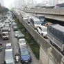 Điều chỉnh tốc độ, hướng di chuyển trên Đại lộ Thăng Long để thi công nút giao Vành đai 3,5