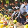 Truy điệu và an táng 17 hài cốt liệt sĩ hy sinh tại nước bạn Lào
