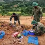 Phát hiện một hài cốt liệt sĩ cùng nhiều di vật khi thi công điện gió