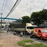 Tai nạn liên hoàn trước chợ đầu mối Thủ Đức, 2 người tử vong