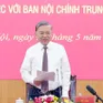 Tổng Bí thư Tô Lâm: Công tác nội chính phải hướng mục tiêu giữ vững ổn định để phát triển đất nước