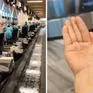 Nước mưa lại chảy từ trên mái xuống sàn Nhà ga T3