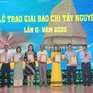 Trao giải Báo chí Tây Nguyên lần thứ II – 2025