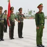Gần 2.000 chiến sĩ công an luyện tập diễu binh ở thao trường Đại Yên