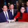 Thủ tướng Phạm Minh Chính và Phu nhân tham quan Bảo tàng Quai Branly ở Paris